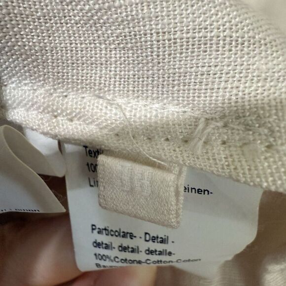 120% Lino Womens 100% Linen Beige Lace Dress Size 38 US XXS ( Fit XS) - Picture 13 of 14